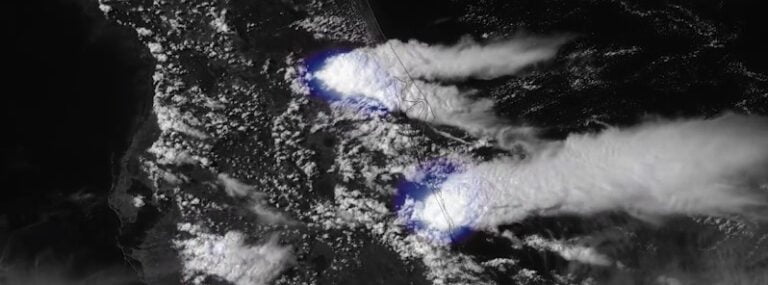 goes-east 2020z april 26 2023 vis + glm group energy density