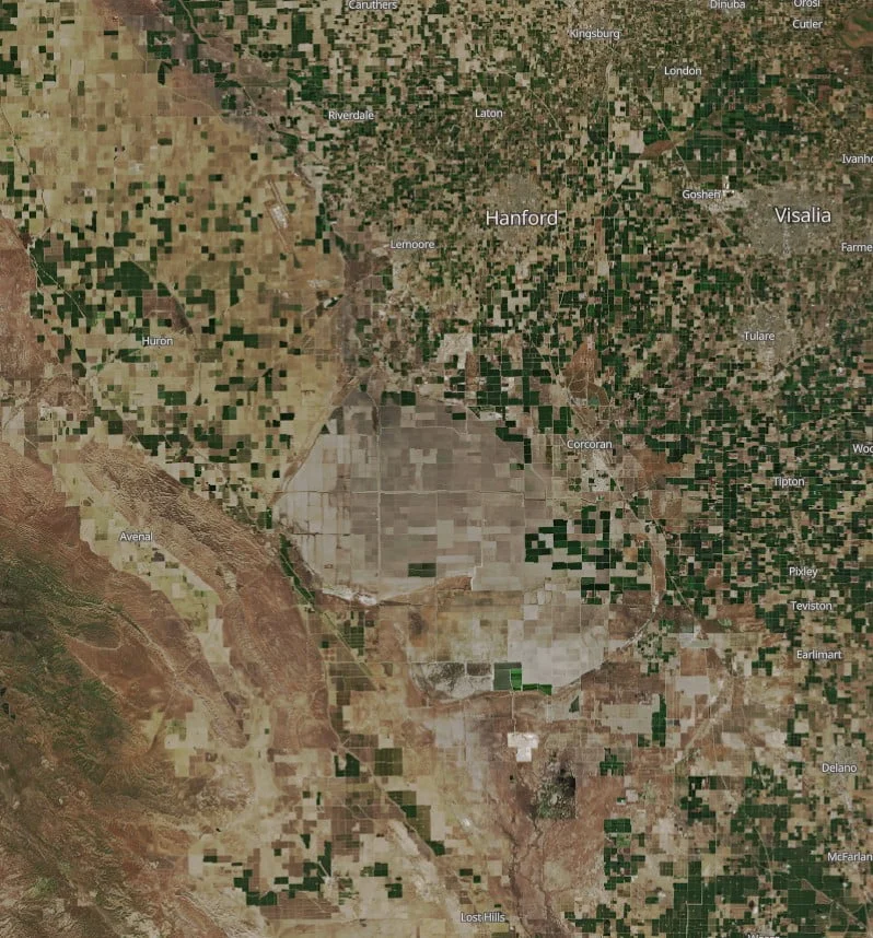 historic tulare lake april 1 2022 sentinel-2