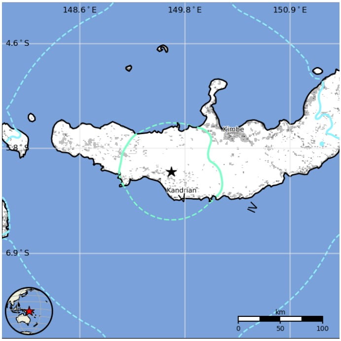 m6.3 earthquake new britain papua new guinea april 19 2023 usgs epe