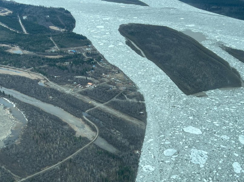 Ice jams cause catastrophic flooding in Alaskan riverfront towns