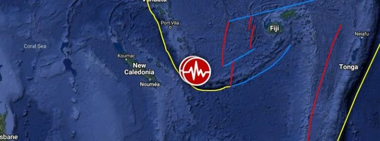 earthquakes southeast of loyalty islands may 19 and 20 2023 location map f