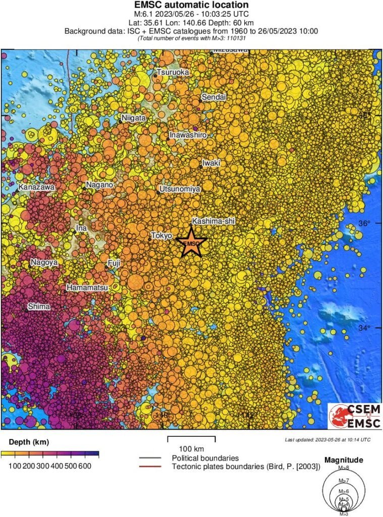 japan m6.2 earthquake may 26 2023 emsc rs
