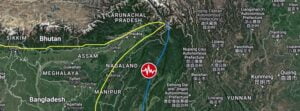 Shallow M5.8 earthquake hits Myanmar, Yellow alert issued