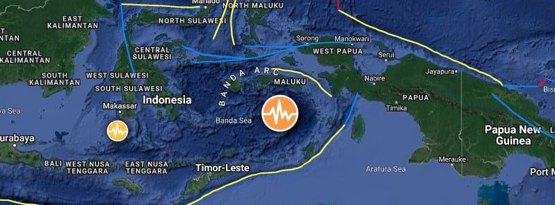 m6.2 earthquake indonesia location map f