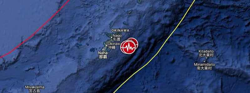 m6.2 earthquake okinawa japan may 1 2023 location map f