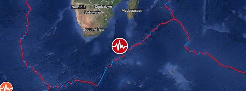 m6.8 earthquake prince edward islands region may 21 2023 location map f