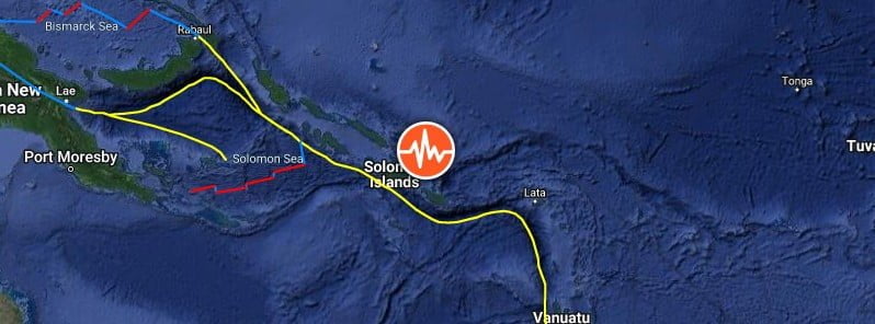 solomon islands m6.1 earthquake may 21 2023 location map f