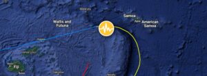 Very strong M7.6 earthquake hits Tonga