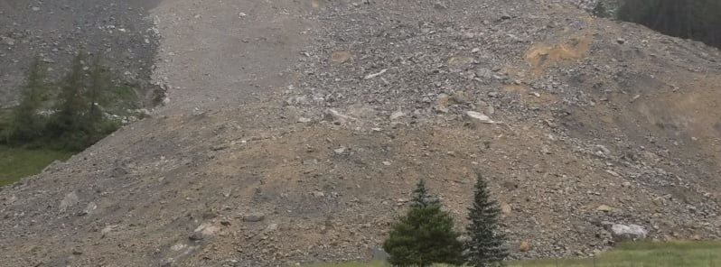 Major landslide strikes Brienz-Brinzauls, narrowly missing village, Switzerland
