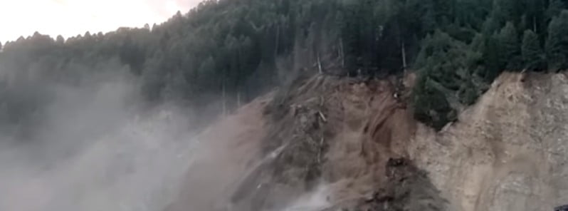 Mughal Road closed as massive landslide hits Poonch District in Jammu and Kashmir