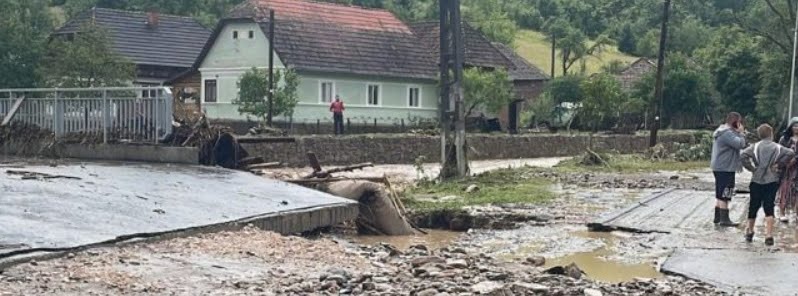 Unprecedented flooding hits Arad County in Romania, leaving destruction in its wake