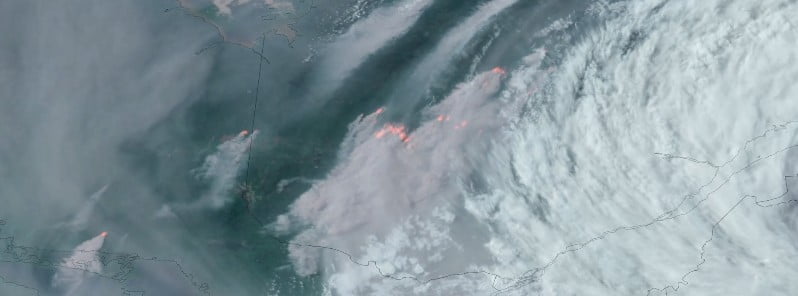 Wildfires in Western Canada engulf 400 000 ha (1 million acres), impacting air quality across North America