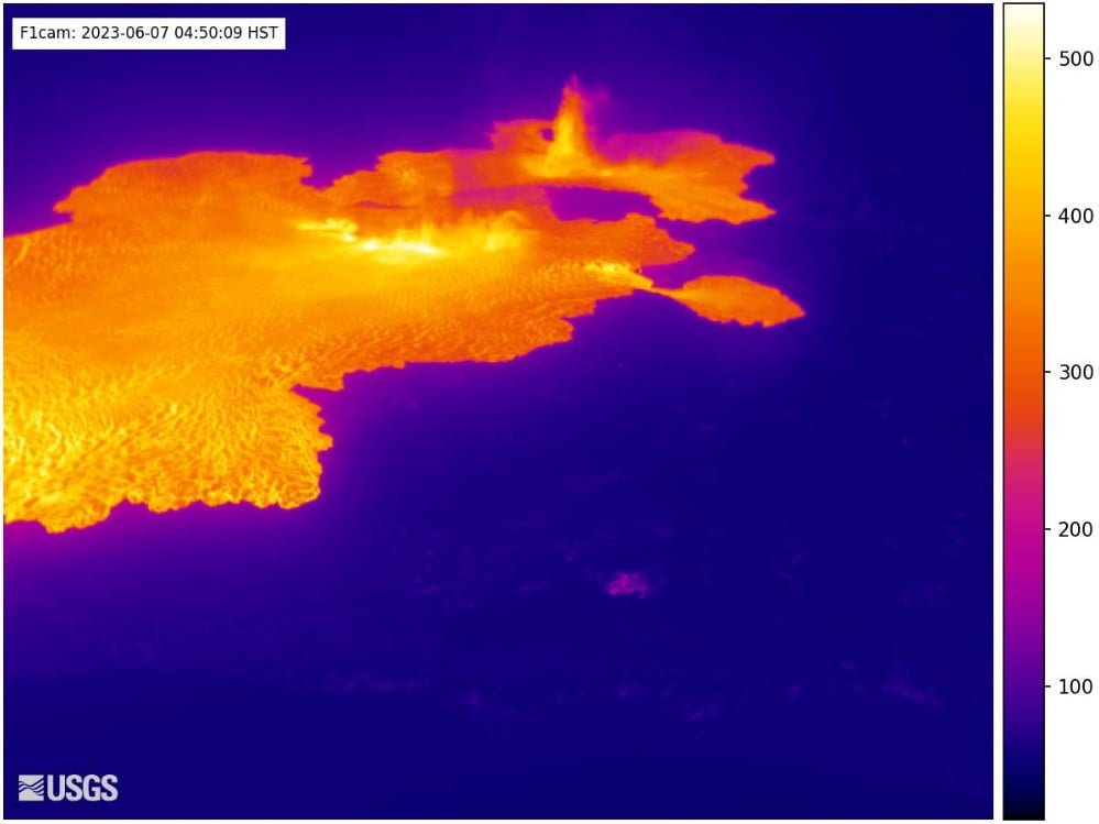 kilauea volcano eruption 1450z june 7 2023 bg