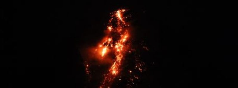 lava flow mayon volcano june 11 2023 f