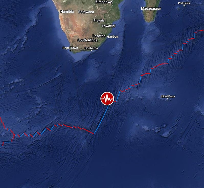 m6.0 earthquake south of africa june 18 2023 bg