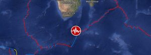 Shallow M6.0 earthquake hits south of Africa