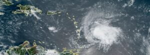 Tropical Storm “Bret” approaching hurricane strength on its way toward the Lesser Antilles