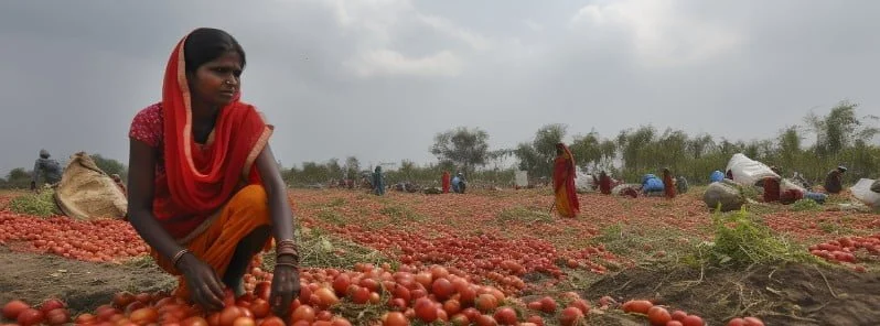 Extreme weather conditions trigger severe tomato crisis in India