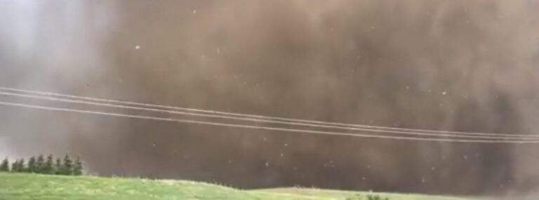 Large tornado rips through mountain view county, destroying 5 homes and damaging 12