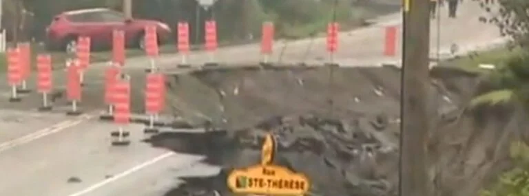 Road collapse in Rivière-Éternité leaves two missing, one critically injured