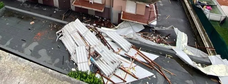 Violent thunderstorms spawn unprecedented tornadoes and produce giant hail in Italy