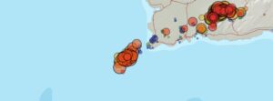 Unusually strong earthquake swarm at Eldey volcano, Aviation Color Code raised to Yellow, Iceland