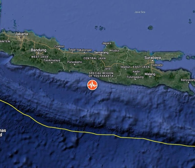 indonesia earthquake june 30 2023 location map bg