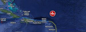 Strong and shallow M6.6 earthquake hits north of Antigua and Barbuda
