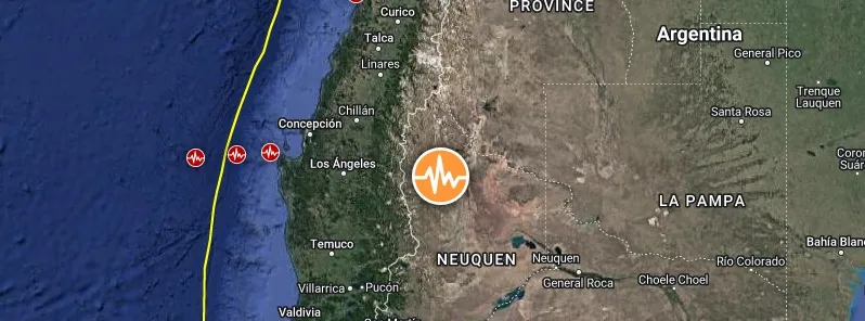 neuquen argentina m6.6 earthquake location map f