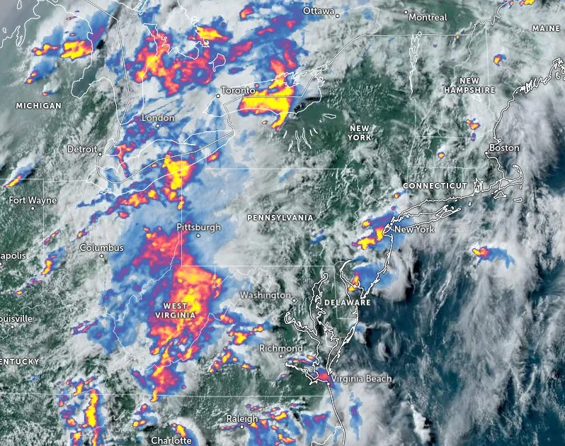 pennsylvania rain radar 2120z july 16 2023 bg
