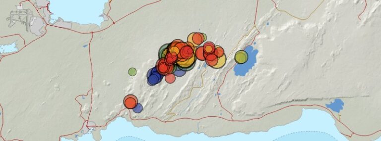 More than 4 700 earthquakes detected between Fagradalsfjall and Keilir in 48 hours, Iceland