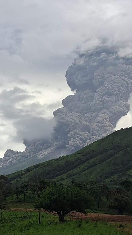 san cristobal volcano eruption july 5 2023 a