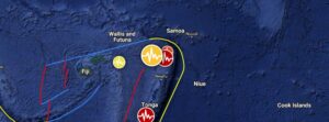 Strong M6.9 earthquake hits Tonga region