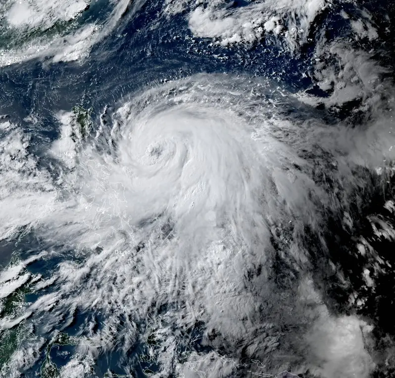 typhoon doksuri at 0820z july 23 2023 bg