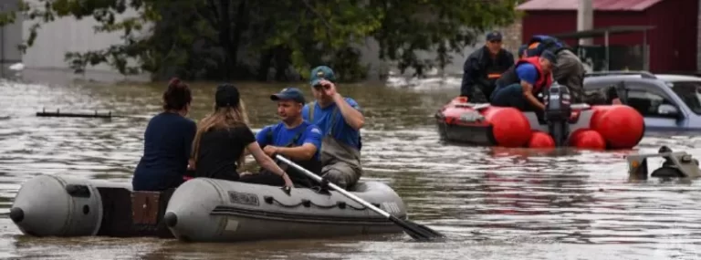 Widespread floods hit Primorsky Krai, Russia