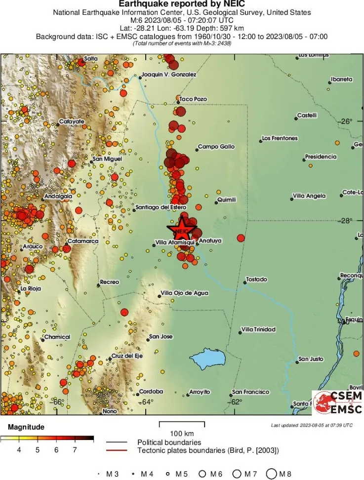 deep m6.2 earthquake argentina august 5 2023 emsc rs