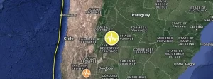 Deep M6.2 earthquake hits Santiago del Estero, Argentina