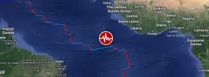 Shallow M6.0 earthquake hits central Mid-Atlantic Ridge