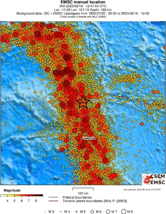 m6.5 earthquake vanuatu august 16 2023 emsc rs