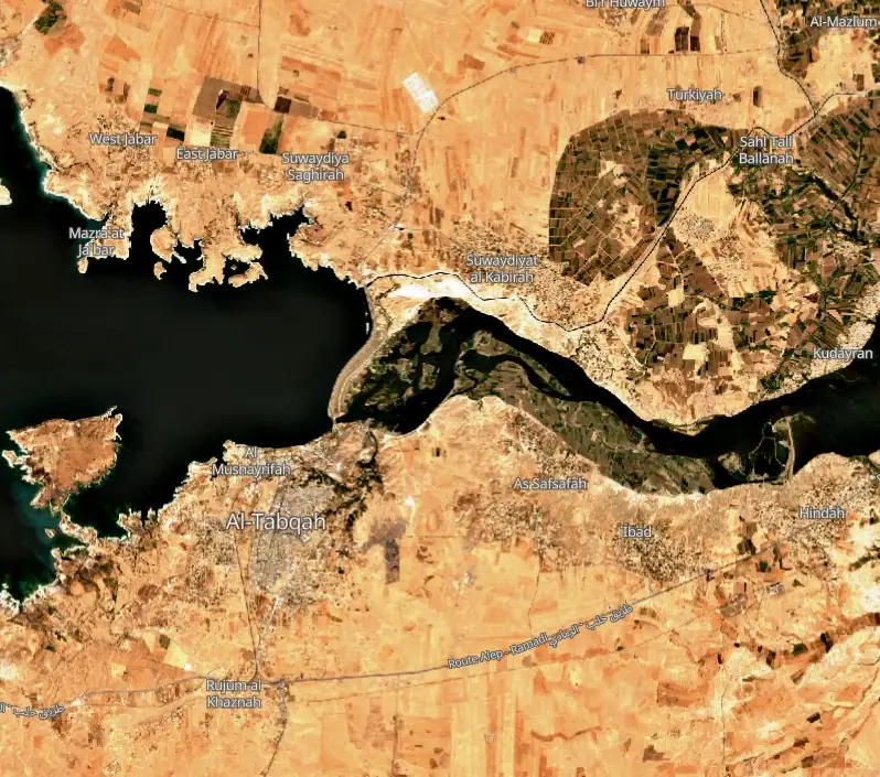tabqa dam syria august 5 2023 bg