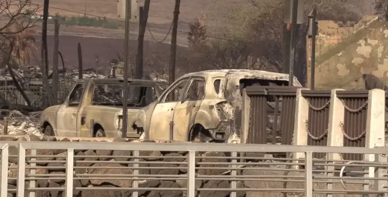 wildfire in lahaina hawaii damage - august 8 and 9 2023