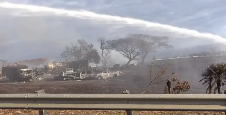 wildfire in lahaina hawaii damage - august 8 and 9 2023