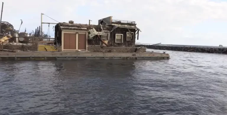 wildfire in lahaina hawaii damage - august 8 and 9 2023