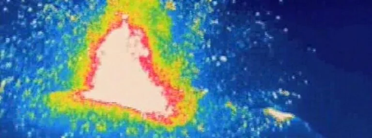 High-intensity explosion at Stromboli volcano, Italy