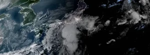Tropical Storm “Yun-yeung” heading toward Japan