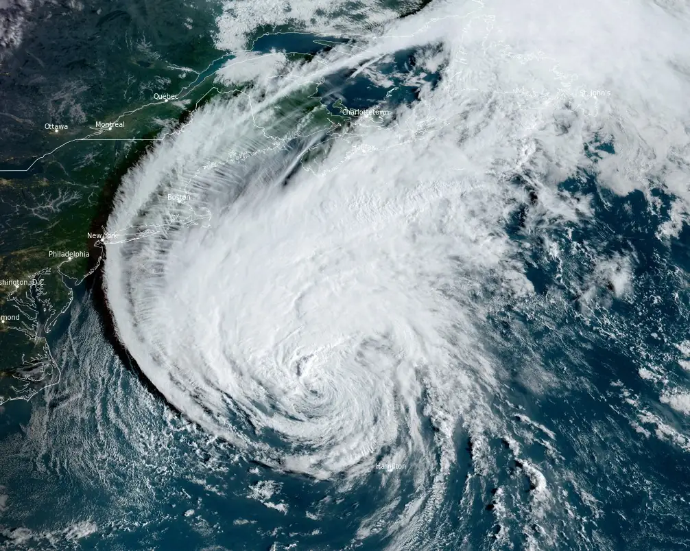 hurricane lee 12z september 15 2023 noaa goes east satellite image bg