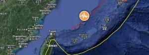 M6.4 earthquake hits west of Okinawa at intermediate depth