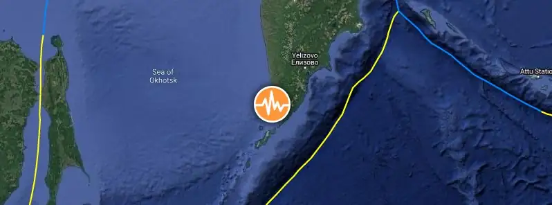 september 1 2023 kuril islands m6.1 earthquake location map
