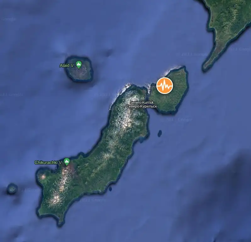 september 1 2023 kuril islands m6.1 earthquake location map bgz