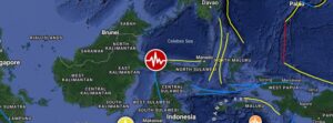 Shallow M6.0 earthquake hits Sulawesi, Indonesia
